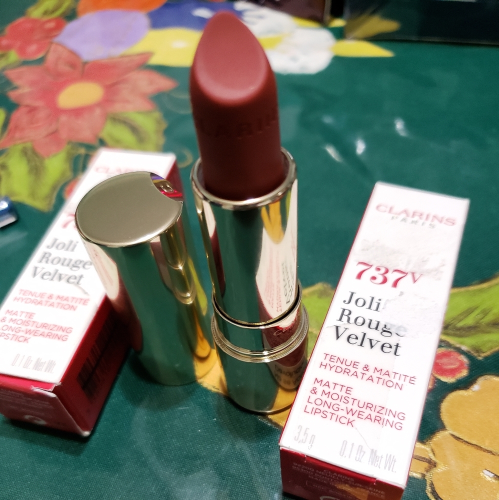 Clarins Joli Rouge Velvet 737V Spicy Cinnamon